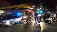  منتصف الليلة: إصابة متوسطة لسائق دراجة بحادث طرق في شارع سلمة بيافا 